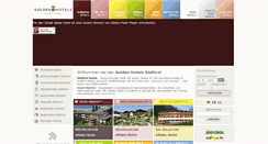 Desktop Screenshot of golden-suedtirol-hotels.com